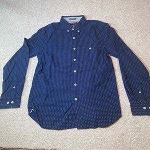 Denim & Flower Mens Long Sleeve Button Down Dress Shirt Size Slim Fit Small